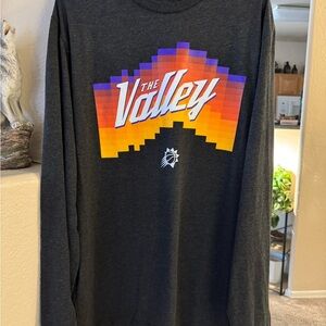 Phoenix Suns “The Valley” Graphic Long Sleeve Shirt - Dark Grey